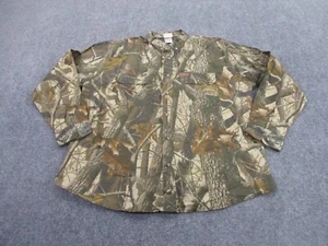 Woolrich Shirt Mens XL Camo Hunting Outdoors Realtree Hardwood Vintage Adult - Picture 1 of 10