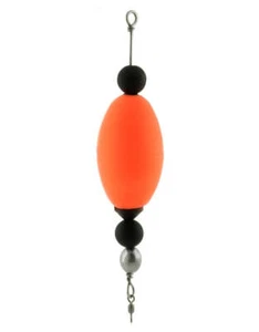 Four Horsemen Tackle Oval Popper Cork Orange 2-1/2" 1pk - Picture 1 of 4