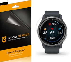 3X Supershieldz Clear Full Coverage Screen Protector for Garmin Venu 2/ 2 Plus - Picture 1 of 2