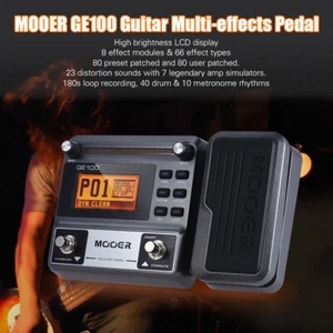 MOOER GE100 Guitar Multi-Effects Pedal Processor Tap Tempo Tuning Function G2M0 - Picture 1 of 11