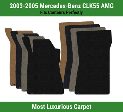Alfombrillas de primera fila Lloyd Luxe para Mercedes-Benz CLK55 AMG 2003-2005  Foto 1 de 4