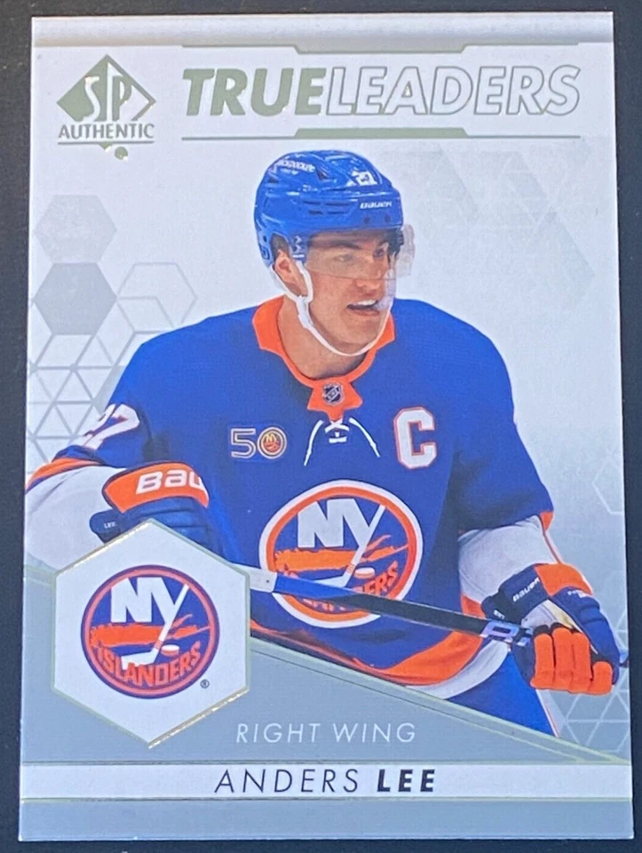 Anders Lee 2022-23 SP Authentic True Leaders Insert #TL-24 NY Islanders - Image 1 of 2