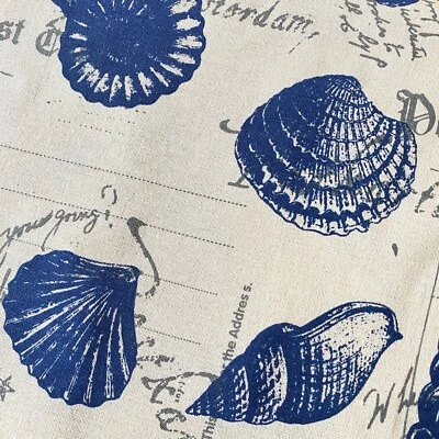 127. Under the Sea Natural LINEN - Cotton Fabric. Price per 1/2 metre - Image 1 of 4