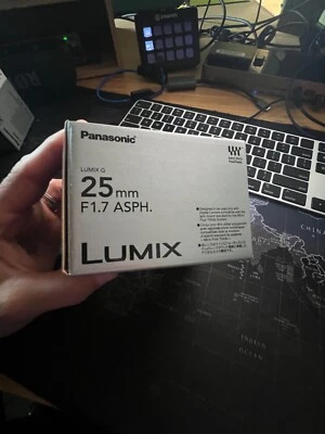 Panasonic LUMIX G Lens 25mm F1.7 ASPH Mirrorless Micro Four Thirds - Image 1 of 4