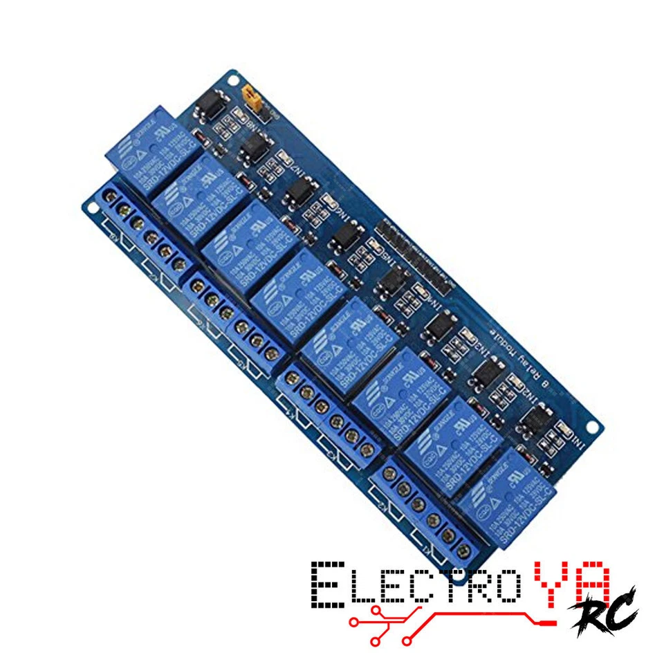 Relé de 5Volts de 8 canal para Arduino - Imagen 1 de 1