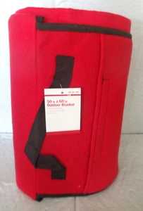 NWT - Red - Outdoor Picnic / Camping Blanket - 50" x 60" - Picture 1 of 2