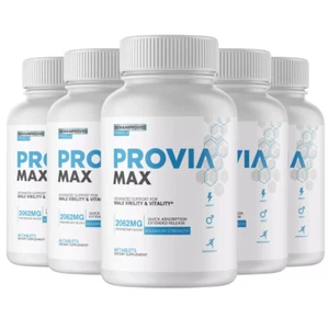 Provia Max - Male Virility and Vitality Support Enhancement - 5 Bottles - Picture 1 of 7