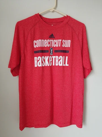 Connecticut Sun WNBA Adidas T-shirt, Mens Size Small Cover