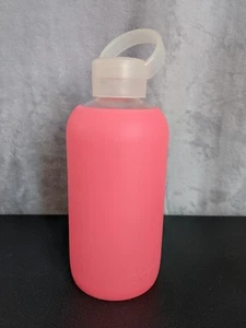 Botella de agua de vidrio BKR 16 OZ manga de silicona rosa caliente - Imagen 1 de 3