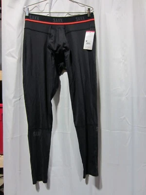 New With Tags Saxx Kinetic Light-Compression Support Mesh Tights Men's XL Black - Image 1 of 4