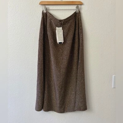 Falda Pendleton lunares 100% seda con forro vintage nueva con etiquetas talla 14P Foto 1 de 4