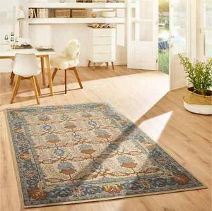  Gray Rug's Carpet 100% Traditional Handmade Wool Area Rug Hand Tufted Bedroom - Picture 1 of 9