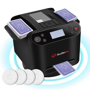 G1 Pro 2025 Version Automatic Card Shuffler and Dealer 2-in-1 for 12 Players,... - Picture 1 of 8