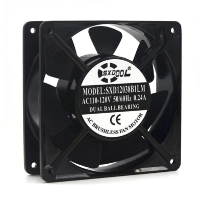 AXIAL 1238 115V 120V AC 120mm x 38mm High Speed, for DIY Cooling Ventilation - Image 1 of 4