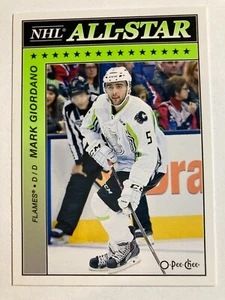 2015-16 O-Pee-Chee All-Star Glossy - MARK GIORDANO #AS43 Calgary Flames Insert - Picture 1 of 1