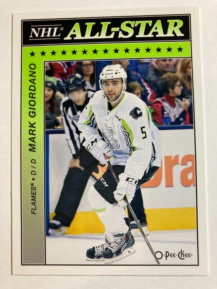 2015-16 O-Pee-Chee All-Star Glossy - MARK GIORDANO #AS43 Calgary Flames Insert - Image 1 of 1