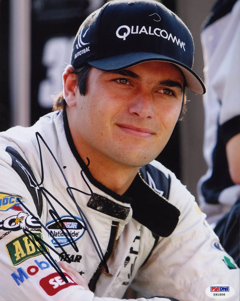 Nelson Piquet Jr. SIGNED 8x10 Photo Formula One Rallycross PSA/DNA AUTOGRAPHED - Image 1 of 1