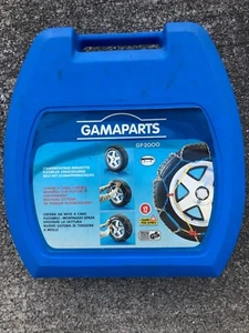 European Car Tire Snow Chains Ice Gammaparts GP2000 Adjustable - Picture 1 of 6