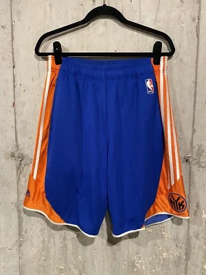 Adidas New York Knicks NBA Embroidered Mesh Basketball Shorts Mens S - Image 1 of 4