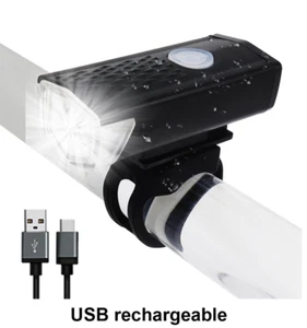 Bike Light USB Rechargeable 300 Lumen 3 Mode Bicycle Front Light Head OMAD A32 - Imagen 1 de 1