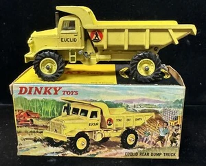 DINKY #965 EUCLID HINTERE MÜLGWAGEN MIT FENSTERVERGLASUNG, NR-NEUWERTIG MIT EXZ BILDBOX - Bild 1 von 6