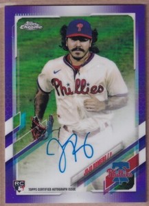2021 Topps Chrome Rookie Autographs Purple Refractors #RAJR JoJo Romero RC /250