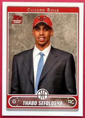 2006 Topps Thabo Sefolosha #257 Rookie Card RC Chicago Bulls - Image 1 of 2