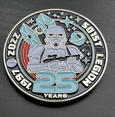 STAR WARS Celebration 25th Anniversary Coin - Stormtrooper 501st Legion - Image 1 of 2