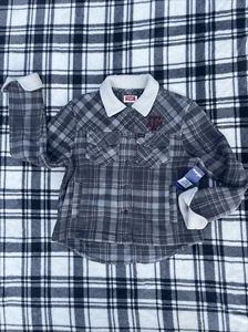 NEW Texas A&M Aggies Wrangler Grey Heavy Flannel Button Jacket Women's M - Picture 1 of 8
