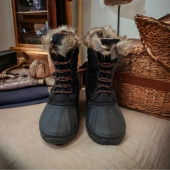 Botas de invierno acolchadas de piel sintética de Bamboo para mujer talla 7 NUEVAS Foto 1 de 4