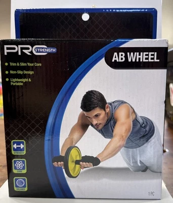Pro Strength Ab Wheel ~ Non Slip Design Lightweight Portable ~ 1 Pc - Image 1 of 2