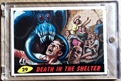 1994 Deluxe Reissue Topps Mars Attacks Card 29 Death In The Shelter. - Image 1 of 3