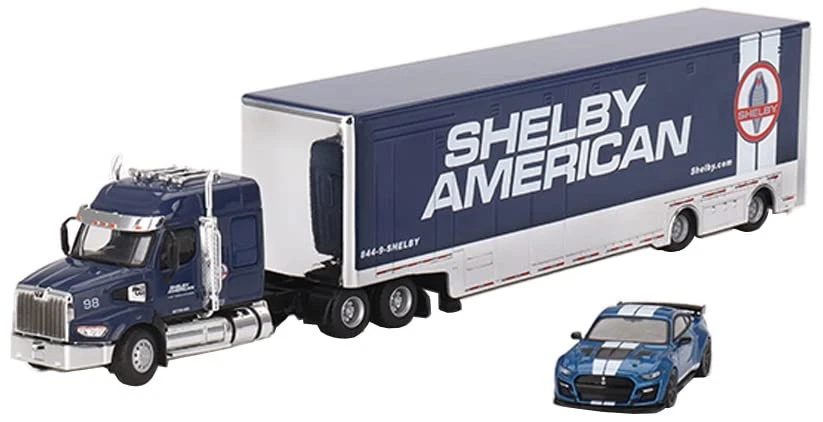 Truescale Miniatures Mini Gt 1/64 Shelby Transporter Set (Western Star 49X / Sh_ - Image 1 of 4