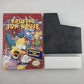 Krusty's Fun House - Box Only - Nintendo Nes - Authentic (No Game)