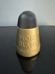 VTG MONT BLANC 100ml Tinte Encre Tinta Ink Black 50% Full D-2000 Germany - Picture 1 of 4