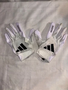 Adidas adiZero 14 Electric Football Receiver Gloves Men’s 2XL White - Picture 1 of 3