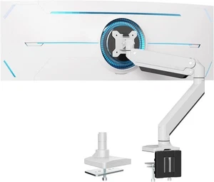 Ultrawide Monitor Arm for 17" to 49" Flat/Curved Screens, Heavy Duty Gas-Assiste - Afbeelding 1 van 7