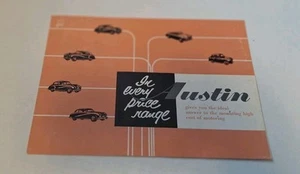 Vintage 1950s Austin Motor Company Canada Ltd Brochure - Picture 1 of 2