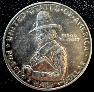 1921 Pilgrim Commemorative Half Dollar, Premium Quality Superb Gem BU++ Key Date - Image 1 of 2