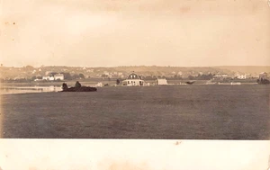 1908 RPPC Distant Homes on Shore Tiverton RI Dubois - Picture 1 of 2