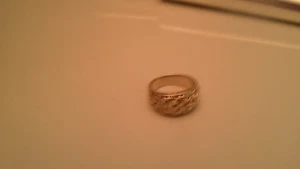 Bandring .925 Sterling Silber Webmuster - Bild 1 von 11