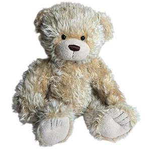 Peluche rizado Build A Bear 16" color crema tostado peluche juguete clásico con peso - Imagen 1 de 6