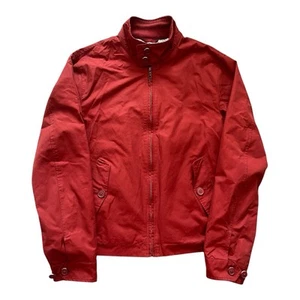 M&S Coral Harrington Jacket Small Lightweight Bomber Style Zip-Up Casual Coat - Picture 1 of 9