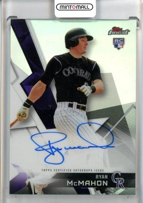 2018 Topps Finest Ryan Mcmahon Finest Autographs Colorado Rockies - Image 1 of 2