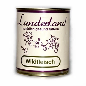 Lunderland - Dosenfleisch Wildfleisch Dose 800g Nassfutter Dose Hundefutter - Bild 1 von 1