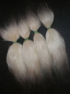 MOHAIR 100% Bébé REBORN - REBORNING - ROOTING 30g -long- PLATINE - Imagen 1 de 1