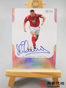 2015-16 Panini Flawless England legend Michael Owen Pitch Perfect Auto 8/25 PP