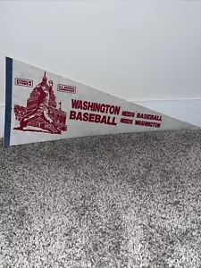 Vintage Stadium Stores DC Baseball Commission Washington Needs Baseball Wimpel - Bild 1 von 7