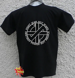 T-Shirt CRASS Fight War Not Wars Punkrock Anarchy Retro alle Größen - Bild 1 von 5