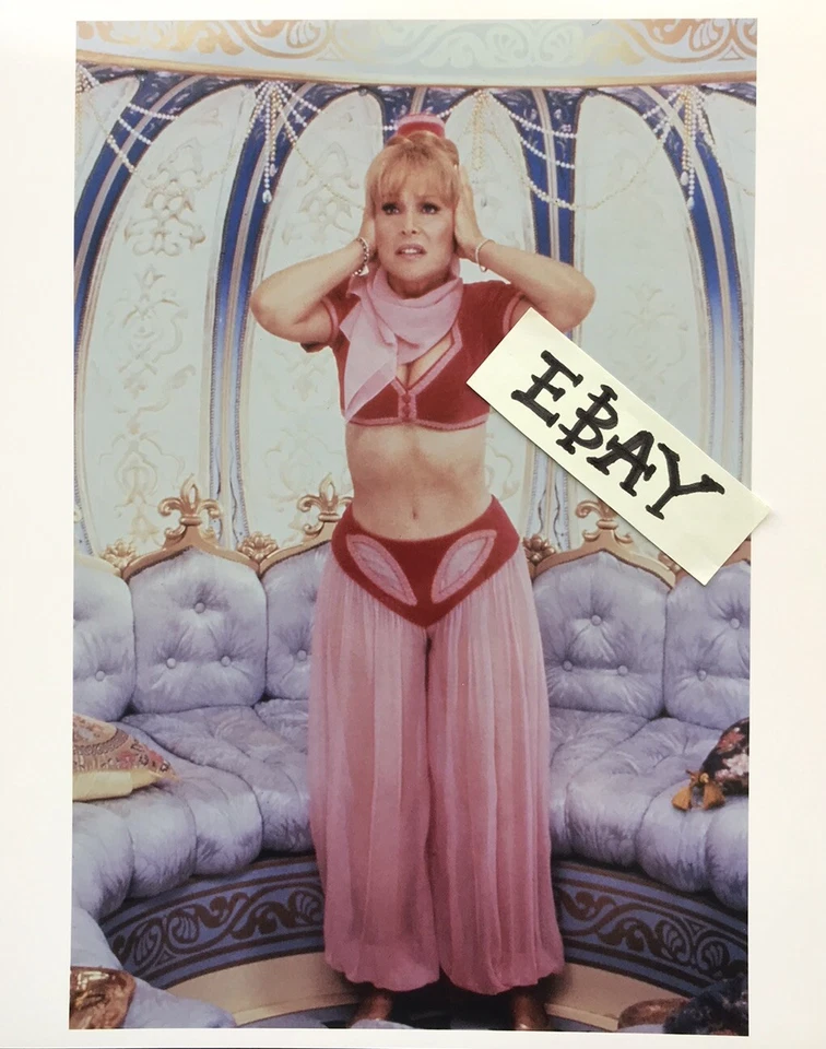 BARBARA EDEN photo I DREAM OF JEANNIE  IN BOTTLE Genie Bare Belly Button Costume - Image 1 of 1